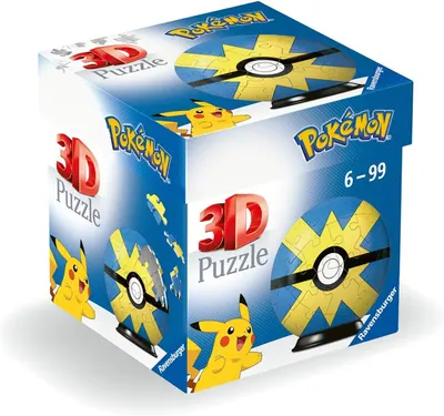 3D Puzzle Ravensburger din 54 piese - Pokemon: Quick Ball