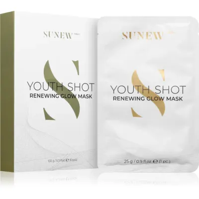 SUNEWMED+ Youth Shot Regenerating Glow Face Sheet Mask masca pentru celule pentru regenerare 6 buc