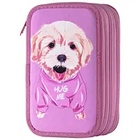 Penar neechipat, 3 fermoare, 19.5x13x7cm, Catel Hug Me, PE3040, Daco