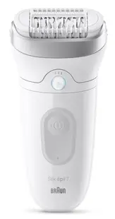 Epilator Braun - SE 7-000, 2 viteze, alb/argintiu