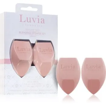 Luvia Cosmetics Diamond Drop Blending Sponge Set burete multifuncțional pentru make-up duo