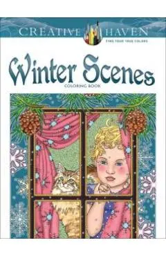 Creative Haven Winter Scenes Coloring Book