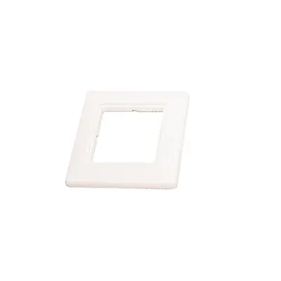 Cover Plate Single for Data Outlets 80x80mm white RAL 9010