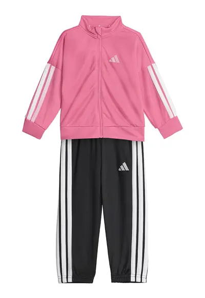 Trening cu fermoar Essentials Climacool - Alb/Negru/Roz