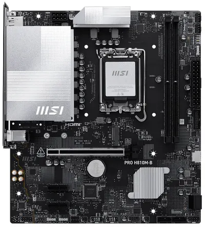 Placă de bază MSI - PRO H810M-B, LGA 1851
