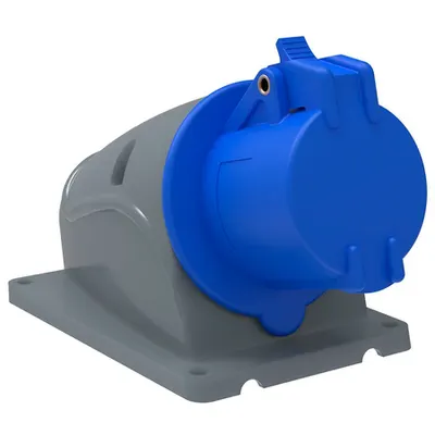 Priza fixa SSI-113 16A-6h/200-250V 2P+PE IP44 MAGNUM