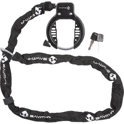 Antifurt Cadru cu Cheie si Lant M-WAVE "Ringchain"