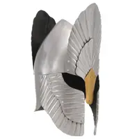 Gossi coif cavaler medieval, fantezie, jocuri roluri, argintiu, otel