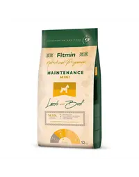 FITMIN Dog Nutritional Programme Mini Maintenance Lamb&amp;Beef 12 kg Sac hrana uscata caini talie mica, cu miel si vita