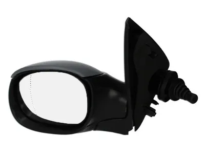 Oglinda stanga potrivit PEUGEOT 206 1998-2009 - mecanic asferic, grunduita