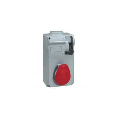 Combined unit P17 - cuout rail 125x220 - IP44 - 380/415 V~ - 16 A - 3P+N+E