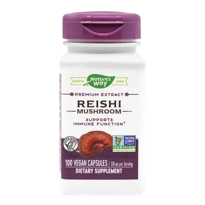 Reishi Natures Way, 100 capsule, Secom