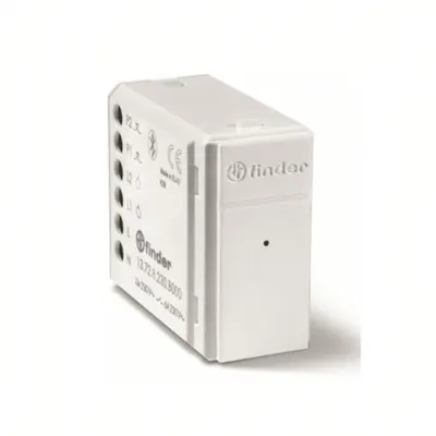Releu multi-functie - 2 contacte, 6 A, Bluetooth BLE, Wall mounting residential switch boxes, 230 V, C.A. (50/60Hz), Standard, White