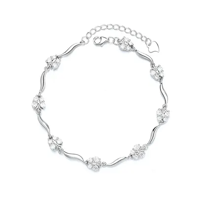 Bratara din argint 925 pentru dama, JW1605, model fluturi, placata cu rodiu