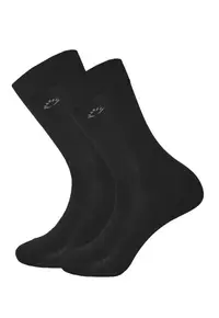 Sosete lungi bumbac barbati - SBGW5MERC.1.NEG - - Negru