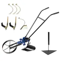Prasitoare universala 5 in 1 manuala , Derulator, Rarita, Cultivator, Lama, Brazdar