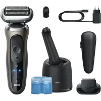 Braun Series 7 72-C7200cc Aparat de bărbierit electric cu stație pentru curățare și încărcare Gold 1 buc