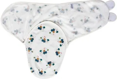 Paturica infasat Sevibebe bumbac Blue Bear