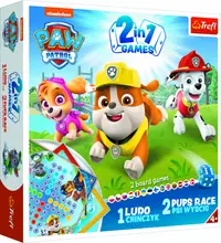 Joc de societate Trefl - Paw Patrol, 2 in 1 - Pentru copii