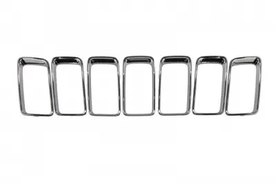 Grila bara set, plastic, crom JEEP GRAND CHEROKEE 4 IV WK2 intre 2013-2016
