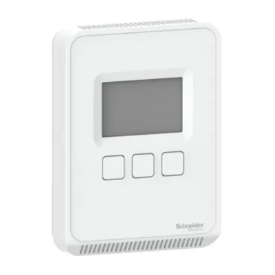 SpaceLogic, Senzor umiditate, temperatura, cu 3 butoane/LCD, Analog