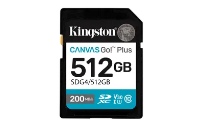 Card de Memorie SD Kingston 512GB Canvas GO plus CL 10
