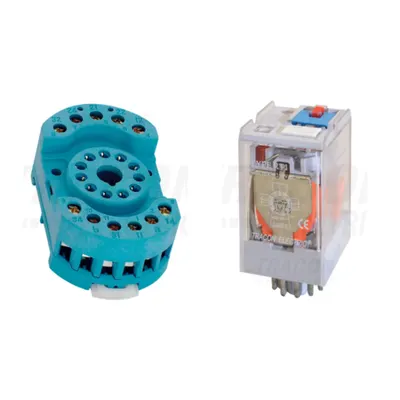 Pachet Soclu Releu RS90-23 + Releu Industrial RT11 48AC 3CO - Control Puternic