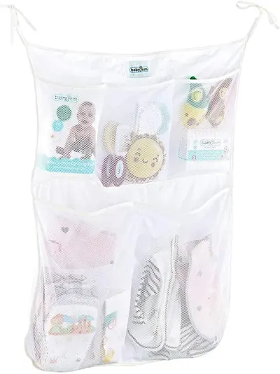Organizator pentru camera copilului BabyJem - Alb, 54 x 69 cm