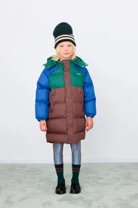 Tinycottons geacă copii COLOR BLOCK PADDED JACKET