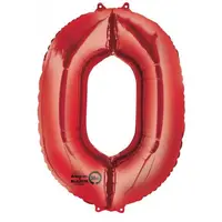 Balon super shape rosu 0