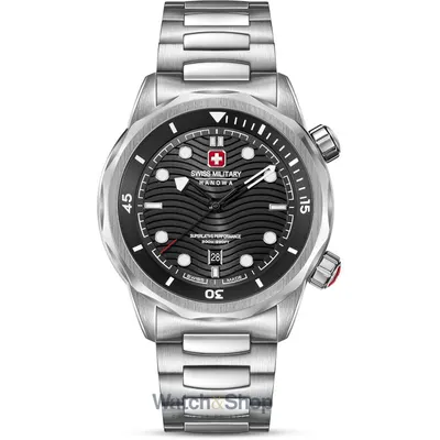 Ceas Swiss Military Hanowa Swiss Military Hanowa SMWGH0006404 Mens watch Breakwater 43mm 30ATM