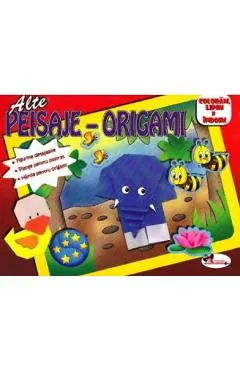 Peisaje-Origami (rosu)