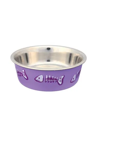 TRIXIE Bol metal cu înveliș din plastic 0.3 L / 12 cm