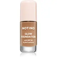 Notino Glow Foundation With SPF 50 & Plant Extracts make-up pentru luminozitate SPF 50 02 Medium Deep Cool 30 ml