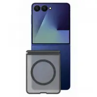 Husa MagSafe pentru Samsung Galaxy Z Flip8 F776, Blueo, Skin Friendly Anti-Drop, Neagra Satinata