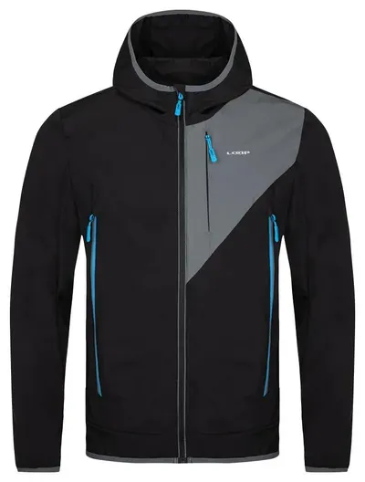 Jachetă Softshell pentru bărbați Loap Ural Black