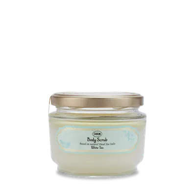 Exfoliant pentru corp White Tea, 320g, Sabon