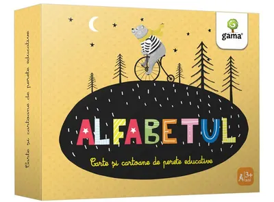Alfabetul. Cartoane de perete educative și decorative - Board book - ***