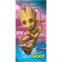 Prosop pentru copii din bumbac 70x140 cm Groot "I am groot" – Jerry Fabrics