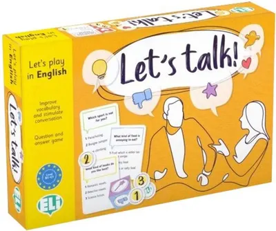 Joc educativ Eli Let's talk! (Limba engleză)