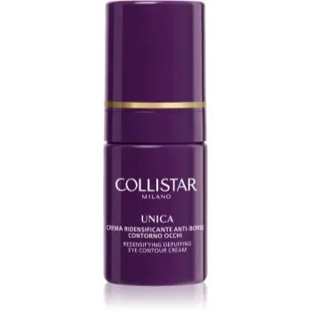 Collistar Unica Redensifying Draining Anti-Bags Eye Contour cremă iluminatoare împotriva cearcănelor și a pungilor de sub ochi
