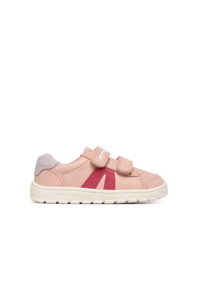 Pantofi sport copii - piele naturala - roz - velcro