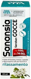 Sanavita Sanansia Seraben Gocce Za nervnata sistema, 20 ml, Paladin Pharma