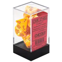Set 7 Zaruri Chessex Festive - Sunburst/Rosu