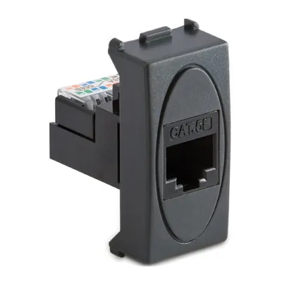 Priza RJ45 Cat.5e UTP, 8/8 contacte, gri