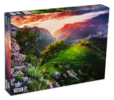 Puzzle Black Sea din 1000 de piese - Apus peste Balcani, Yordan Nedyalkov