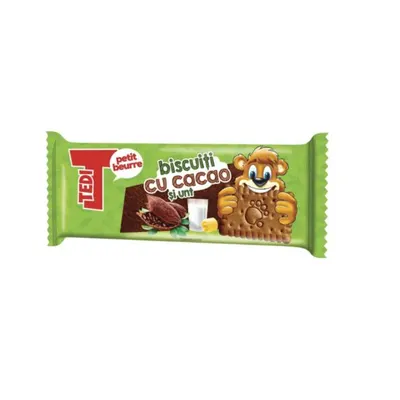 Biscuiti cu cacao si unt, Tedy, 50g Engros