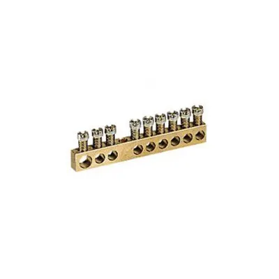 Screw terminal block - 1 x 6 to 25u009DØ - 14 x 1.5 to 16u009DØ - L. 122 mm