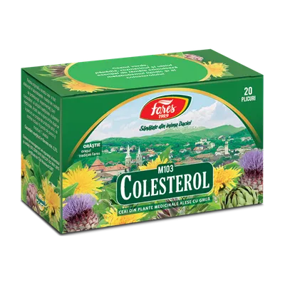 Ceai Colesterol, 20 plicuri, Fares