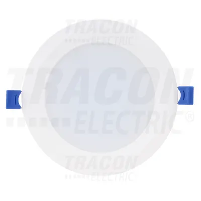 Corp de iluminat LED încorporabil, compact, cu LED SAMSUNGn230 VAC; 9W; 720lm; D=150 mm, 4000 K; IP20, EEI=G
